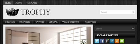Trophy New WordPress Themes Trophy New WordPress Themes