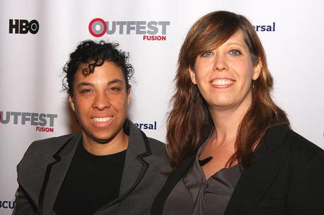 Angela Robinson and Kristin Shaeffer Outfest Fusion Shorts Fest and Gala 2013 Angela Brinskele