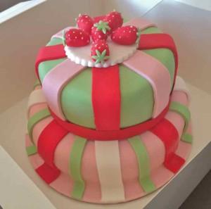 Strawberry Shortcake Themed Cake