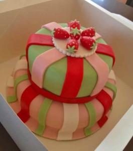 Strawberry Shortcake Themed Cake