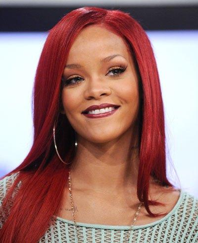 Rihanna-long-red-hair