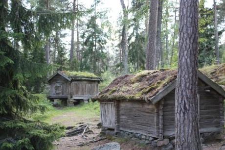 DAILY PHOTO: Cabins at Seurasaari Island Rustic cabins in the woods