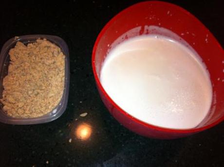 Almond Milk with a Nut Milk Bag meal and milk