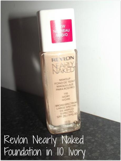 Revlon Nearly Naked Foundation in 110 Ivory, Foundation, Pale Skin, 