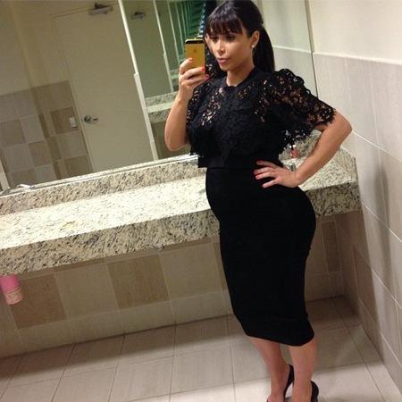 On Kim Kardashian and Her Pregnancy Weight On Kim Kardashian and Her Pregnancy Weight