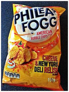 Phileas Fogg American Style Bubble Chips - Cheese and New York Deli Relish Flavour