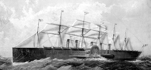 The Last Victorian Leviathan Steam Ship