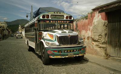 Guatemala chicken bus