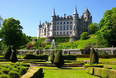 Dunrobin Castle in the Highland area of Scotland.