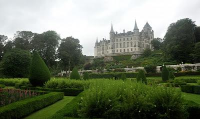 Dunrobin Castle seen from the gardens