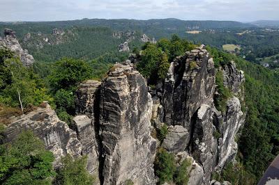Rock formations in the Switzerland National Park