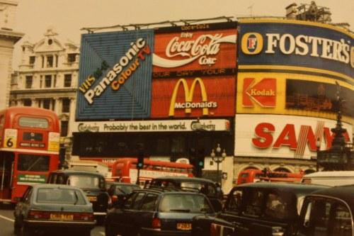 DAILY PHOTO: Piccadilly Circus, London Taken 1989
