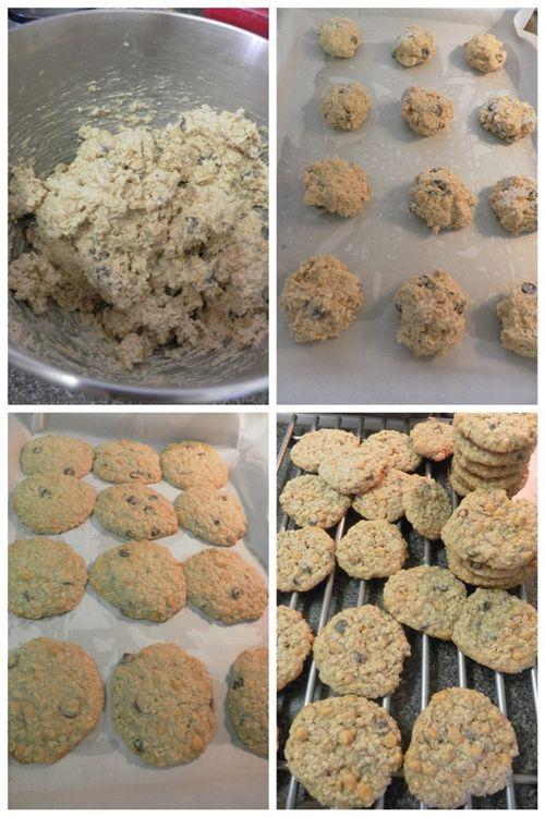 Oatmeal butterscotch cookies-collage3