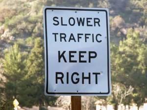 I see these up and down the highway, but more and more drivers ignoring them.
