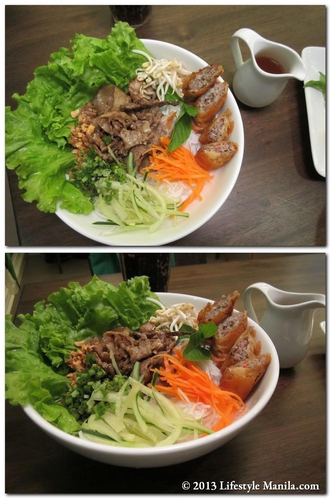 Pho 24 - Grilled Pork with Fried Spring Roll Bun