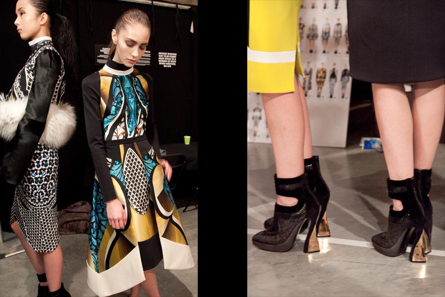 Peter Pilotto dress and shoes