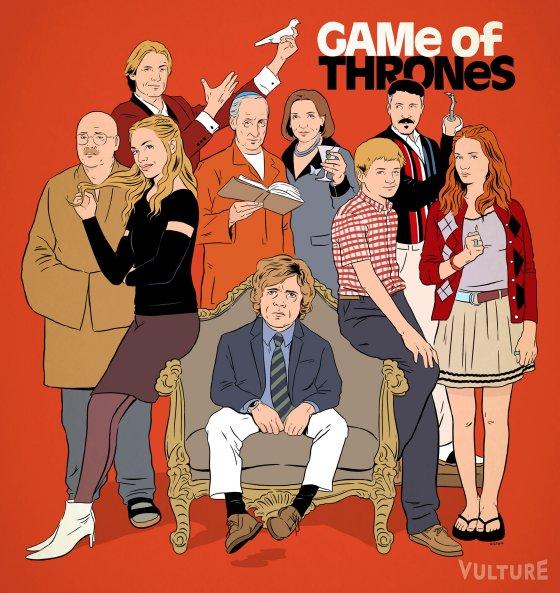 Game of Thrones AD Game of Thrones Reimagined as Other TV Shows