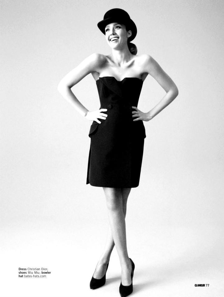Jessica Alba by Simon Emmett for Glamour UK May 2013