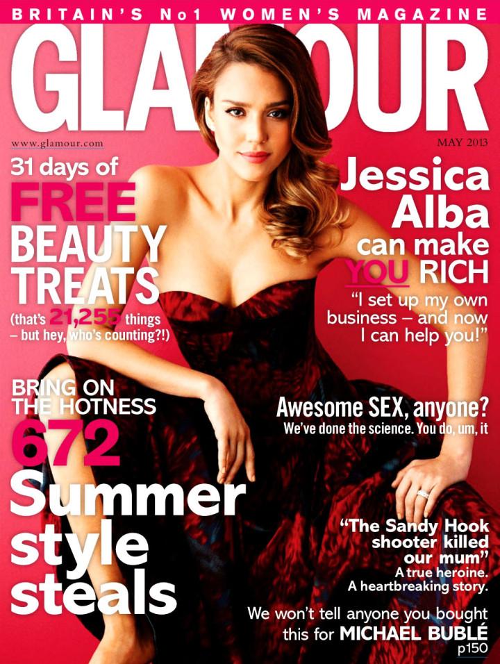 Jessica Alba by Simon Emmett for Glamour UK May 2013 5