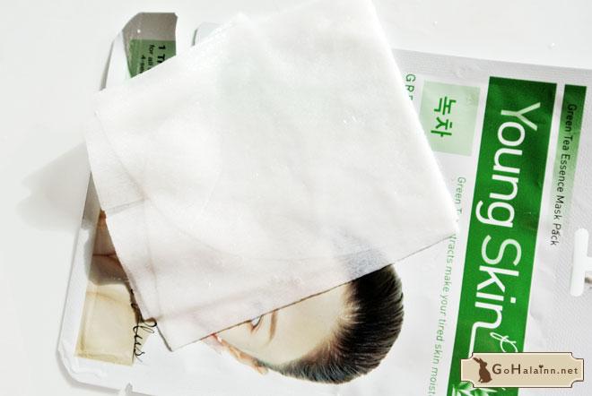 Young Skin Plus Green Tea Essence Mask Pack Review