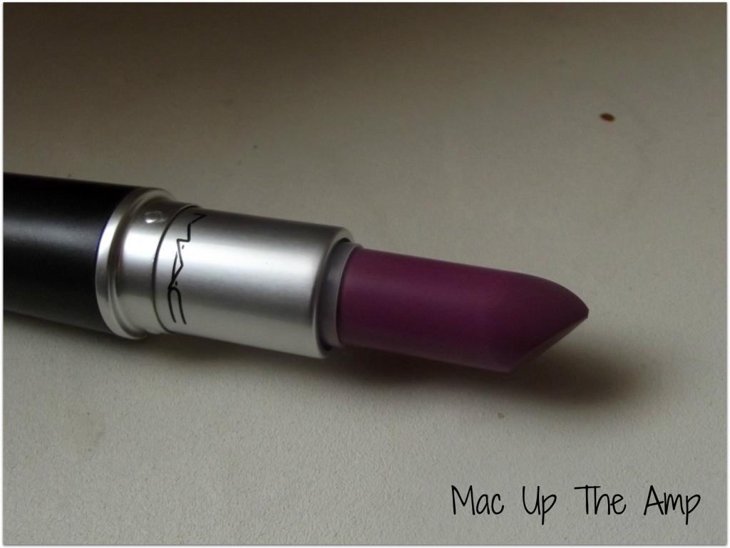Mac Up The Amp, Purple lips, Mac lipstick, amplified creme