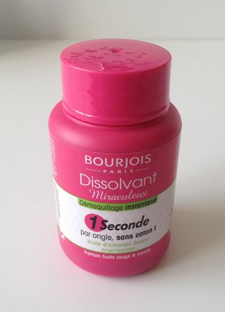 Bourjois 1 second nail varnish remover