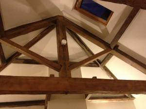 wooden beams and...well...