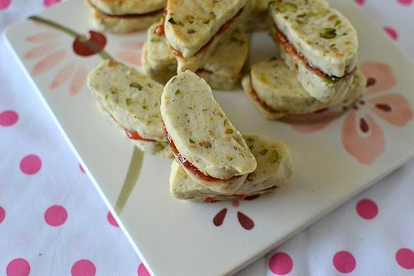 Pistachio Sandwich Cookies Pistachio Sandwich Cookies