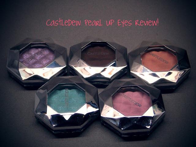 Tiny Pretty Things: Castledew Pearl Up Eyes Eyeshadows Review (Image Heavy)