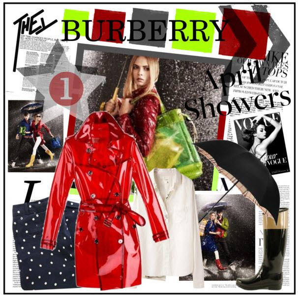 burberry bright red trench coat