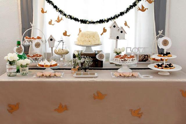 Vintage Themed Wedding Table by Cakes and Co