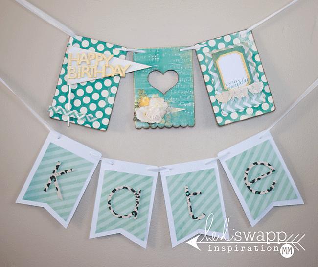 Fun, versatile banners for every occasion! Heidi Swapp Wood Albums