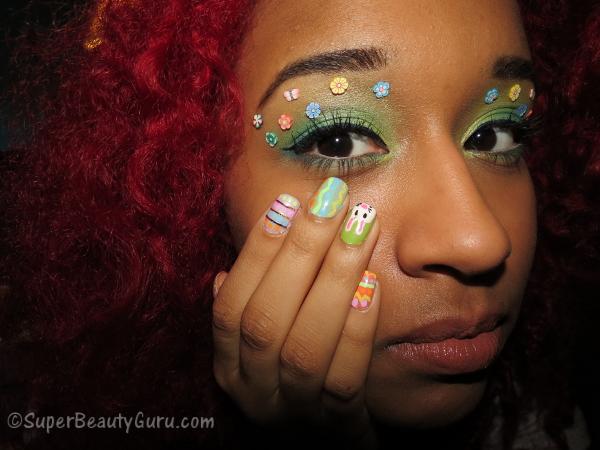Easter Makeup and Nails