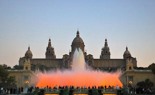 Tjhe Magic Fountain Barcelona