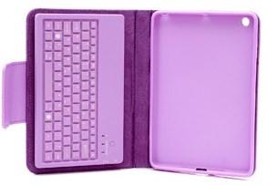 iPad Mini Bluetooth Keyboard Case - Purple - QWERTY