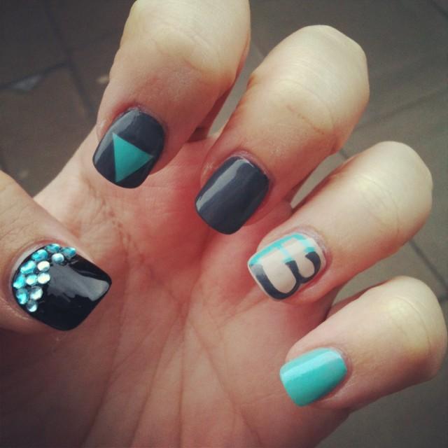 Blogcademy branded nail art