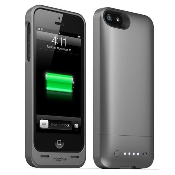 Mophie Juice Pack Helium Battery Case for iPhone 5 - Metallic Black