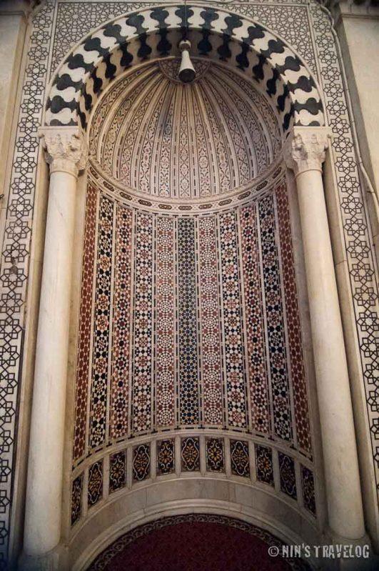 Mihrab or the niche/chamber in the mosque indicating the direction of praying