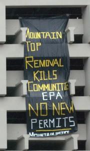 mountaintop removal banner