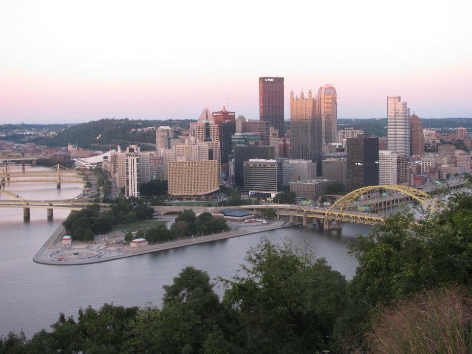 Pittsburgh from our neighborhood in Mount Washington Pittsburgh from our neighborhood in Mount Washington