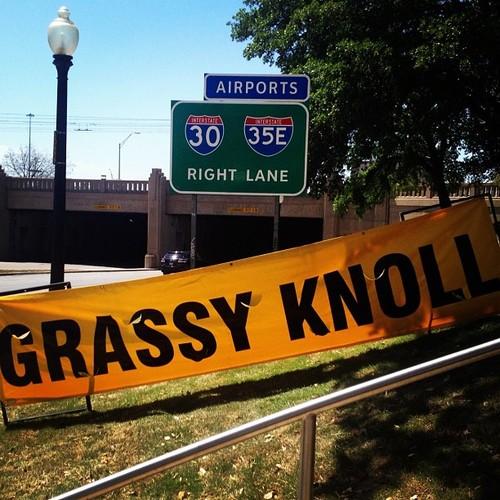 THE Grassy Knoll.  (at Dealey Plaza)