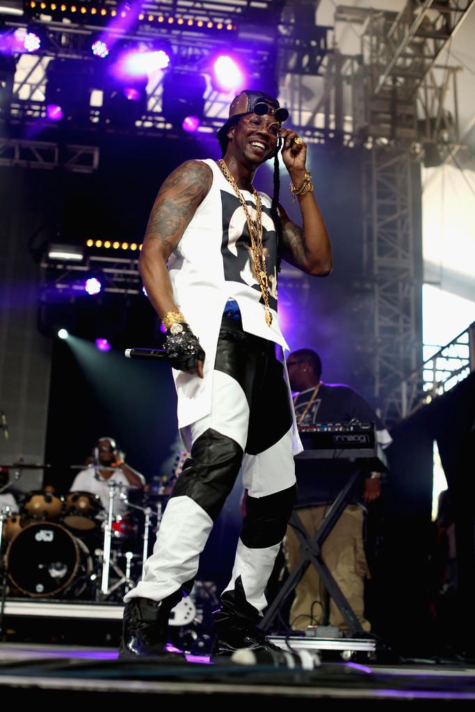 2 Chainz performing at Coachella in En Noir, Givenchy and...