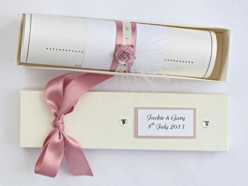 Wedding invitations and samples