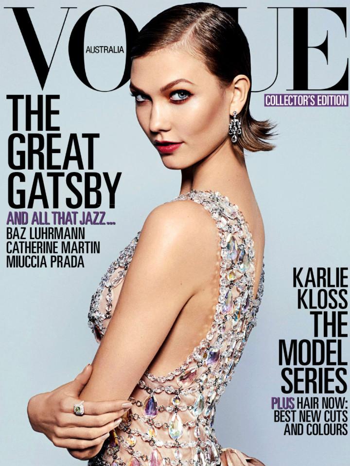 Karlie Kloss by Arthur Elgort for Vogue Australia May 2013