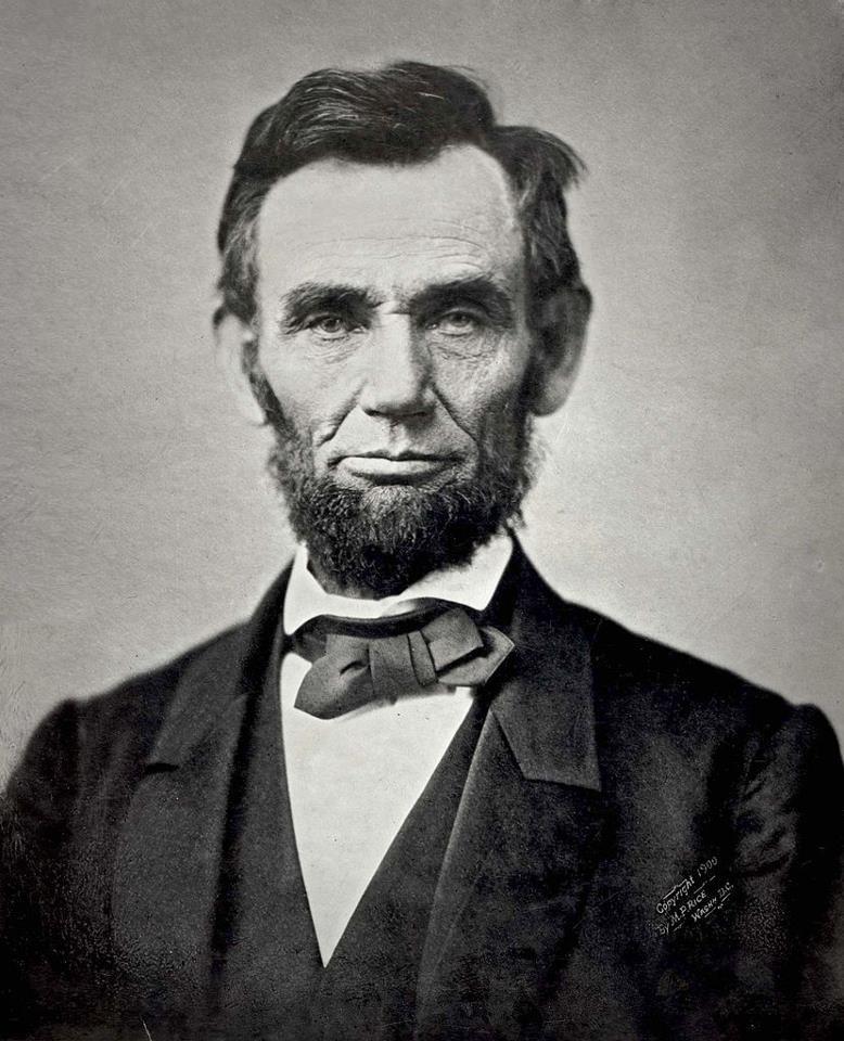 Today is the date on which Abramham Lincoln died