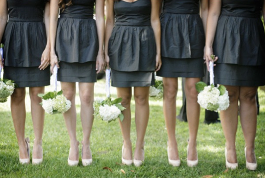 peplums bridesmaids dresses