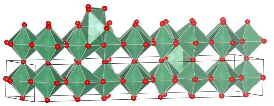 Illustration of form of nobium oxide synthesized by UCLA researchers (UCLA/Nature Materials)