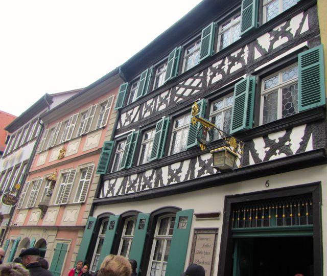 The oldest pub in Bamberg, Germany where the speciality is smoked beer.