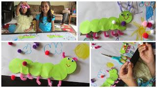 Curvy and Cutie Paper Caterpillar Craft