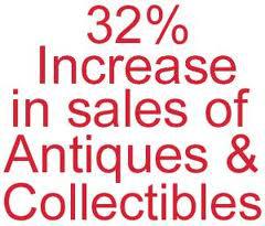 Antiques sales increased
